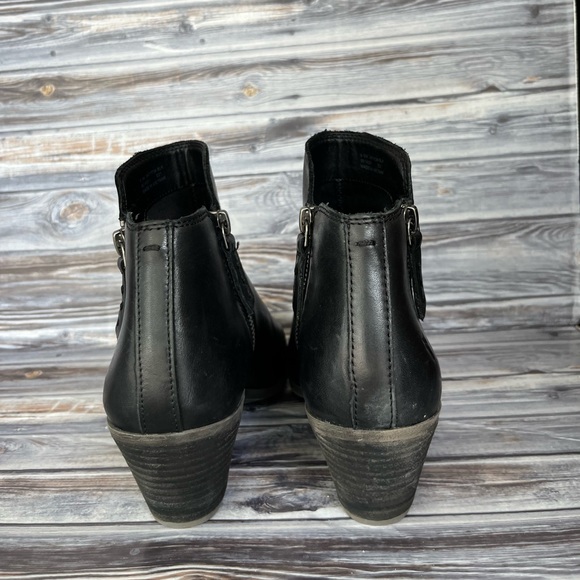 FRYE Judith Double Zip Black Leather Ankle
Bootie - Picture 4 of 10